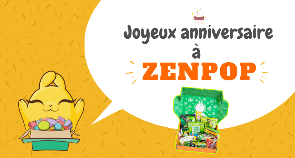 Joyeux Anniversaire A Zenpop Un Service D Abonnement Mensuel De Box Surprises Par Zenmarket Zenmarket Jp Shopping Service Proxy Au Japon