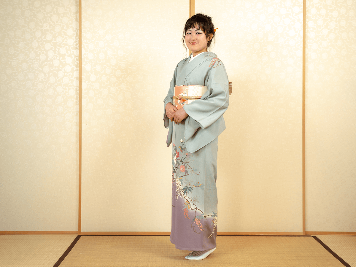 ejemplo de Kimono Houmongi