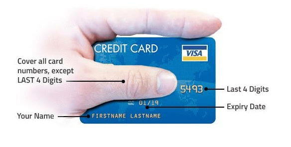 Credit Card Confirmation