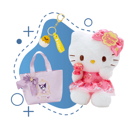 peluche portachiavi prodotti Sanrio Hello Kitty