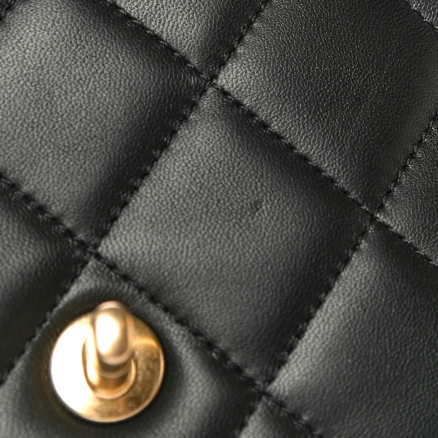 Lambskin leather on a Chanel bag