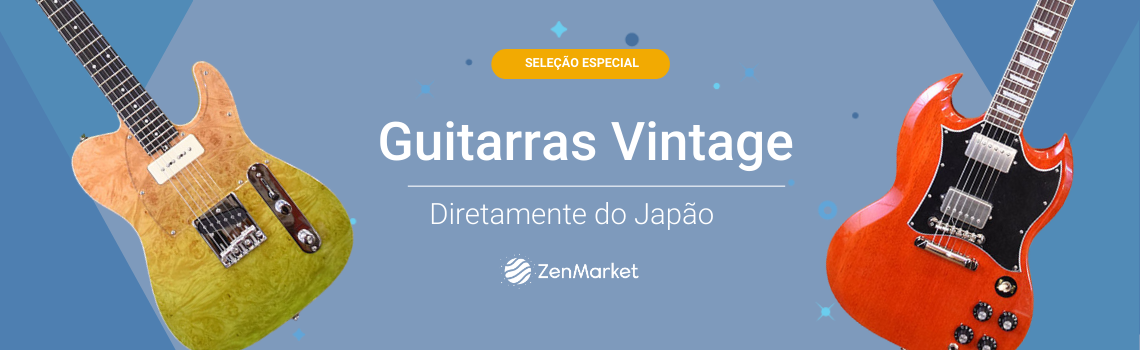 Compre guitarras vintage diretamente do Japão com a ZenMarket
